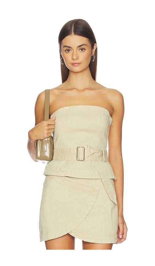 SOVERE Verve Denim Bodice in Beige by SOVERE