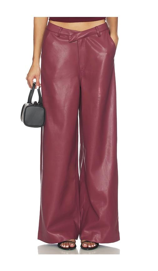 SOVERE Vice Pant in Burgundy by SOVERE