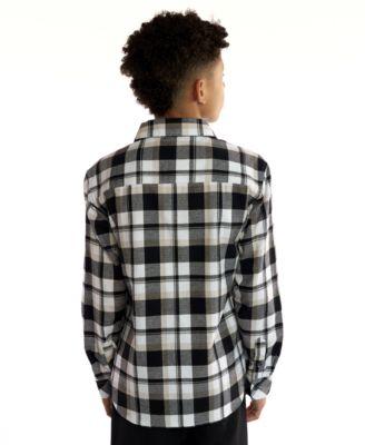 Boys' 5-20 Dixon Plaid Long-Sleeve Shirt by SOVEREIGN CODE
