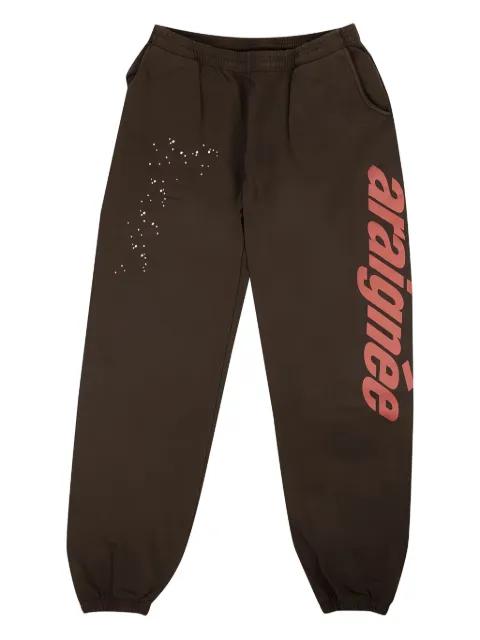 Araignee star-print track pants by SP5DER
