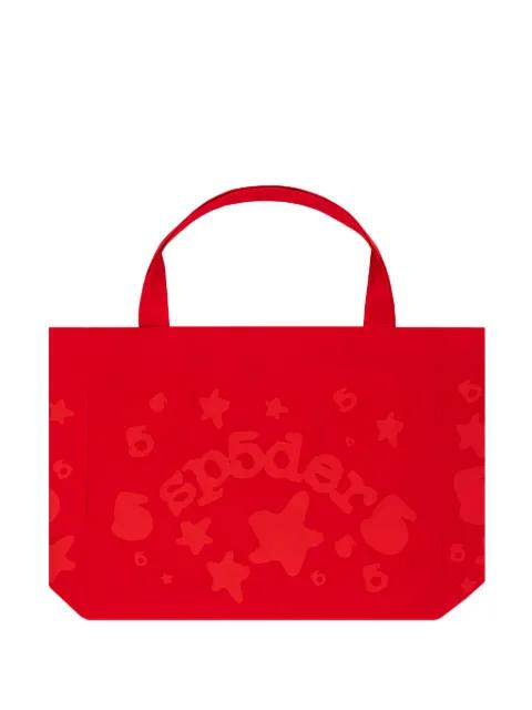 Beluga star-print tote bag by SP5DER
