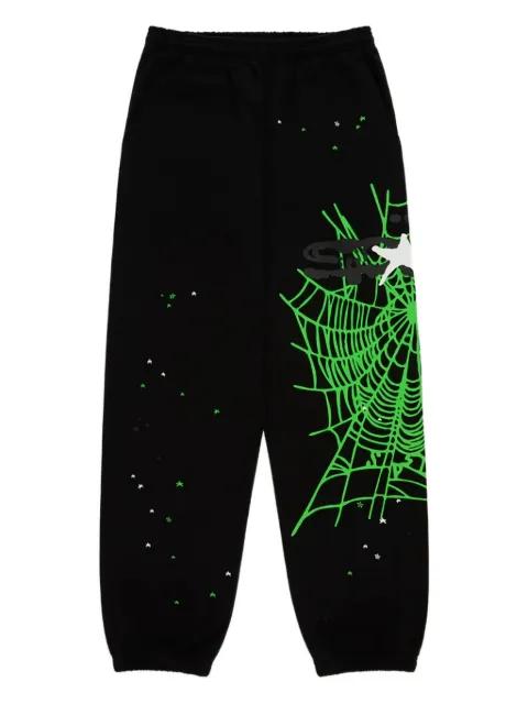 Heavy Web track pants by SP5DER