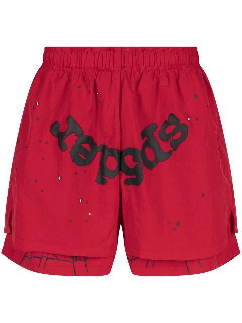 OG Web Double Layer shorts by SP5DER