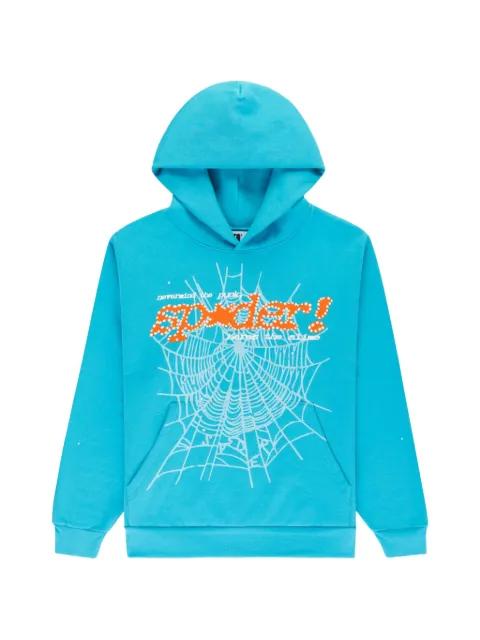 Punk V2 graphic-print hoodie by SP5DER