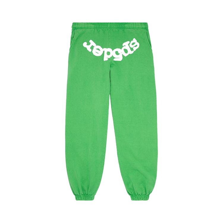 Sp5der Classic Sweatpant 'Slime Green' by SP5DER