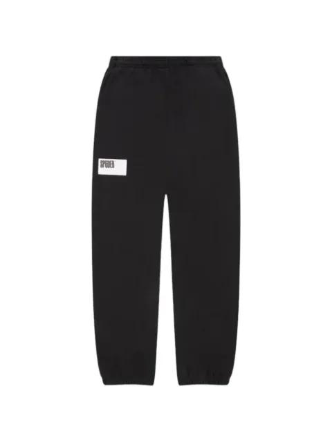 Wait logo-patch track pants by SP5DER