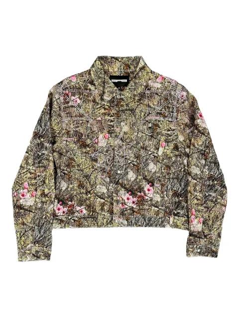 floral-print trucker jacket by SP5DER