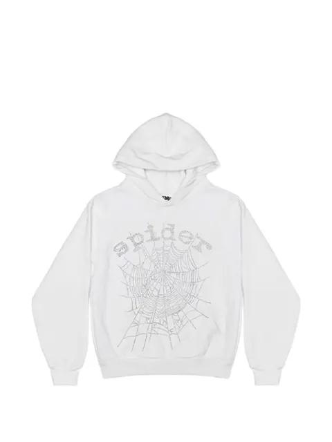 logo-detail hoodie by SP5DER