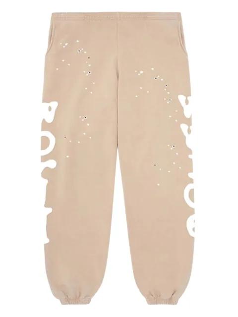 logo-print sweatpants by SP5DER