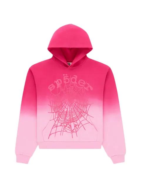 ombre-effect hoodie by SP5DER