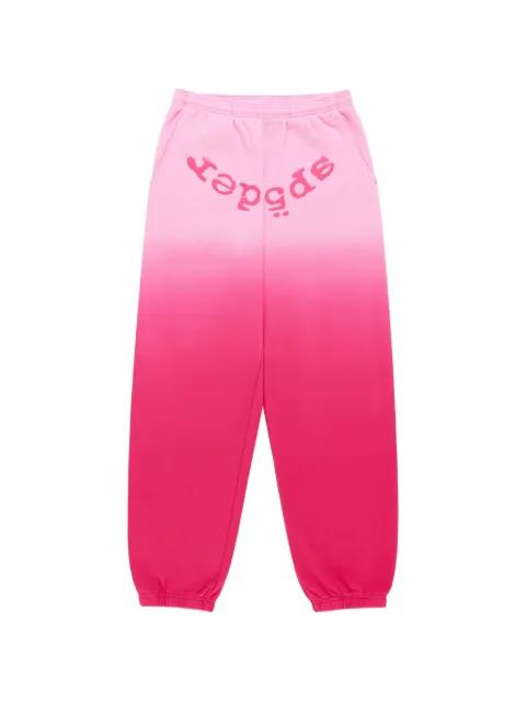 ombre-effect track pants by SP5DER
