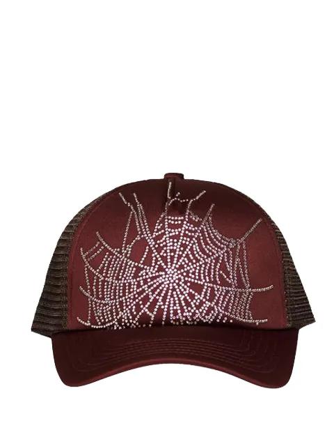 rhinestone-embellished trucker hat by SP5DER