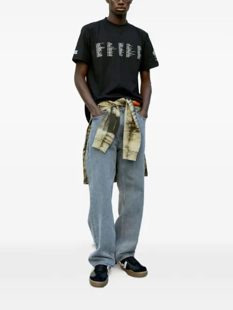 graphic-print cotton T-shirt by SPACE AVAILABLE