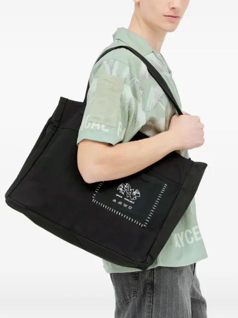patch-pocket tote bag by SPACE AVAILABLE