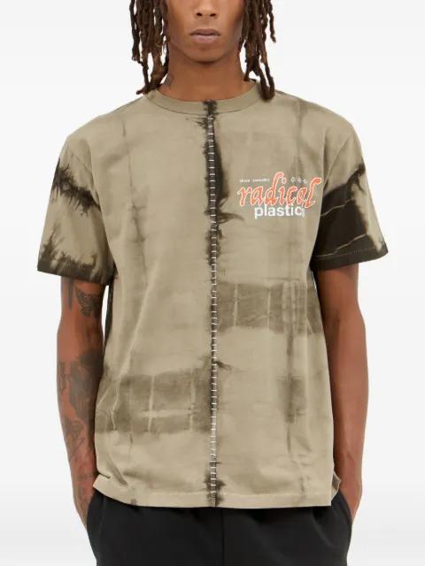 tie-dye panelled T-shirt by SPACE AVAILABLE