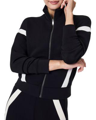 AirEssentials Striped Track Jacket by SPANX
