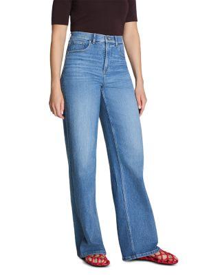 Authentic Stretch High Rise Wide Leg Jeans in Elysian by SPANX