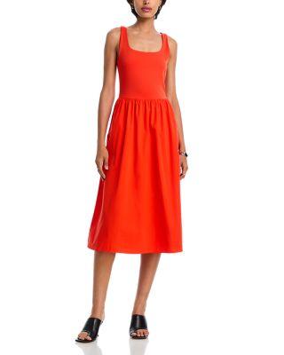 Mixed Media Tank Midi Dress by SPANX