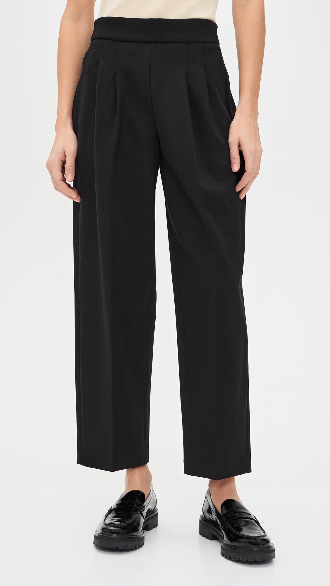 Ponte Pleated Ankle Pants by SPANX
