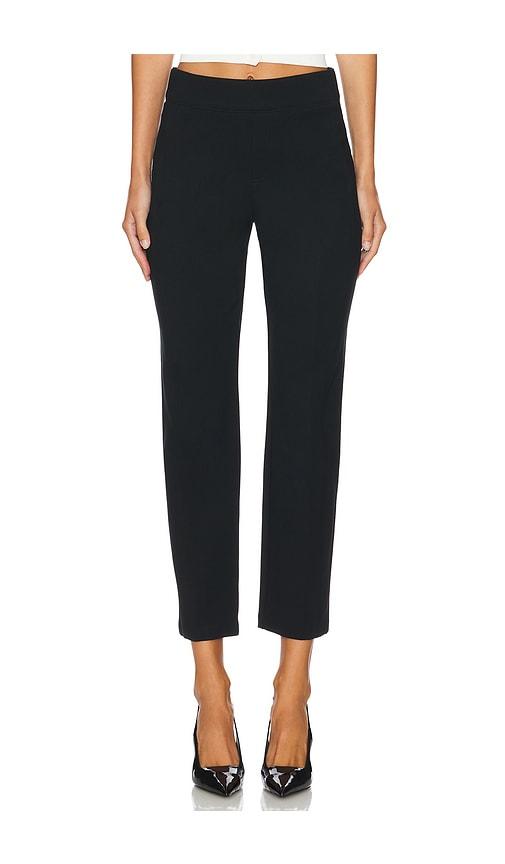 SPANX SPANXsmoothâ¢ PerfectFit Ponte Petite Slim Straight Pant in Black by SPANX