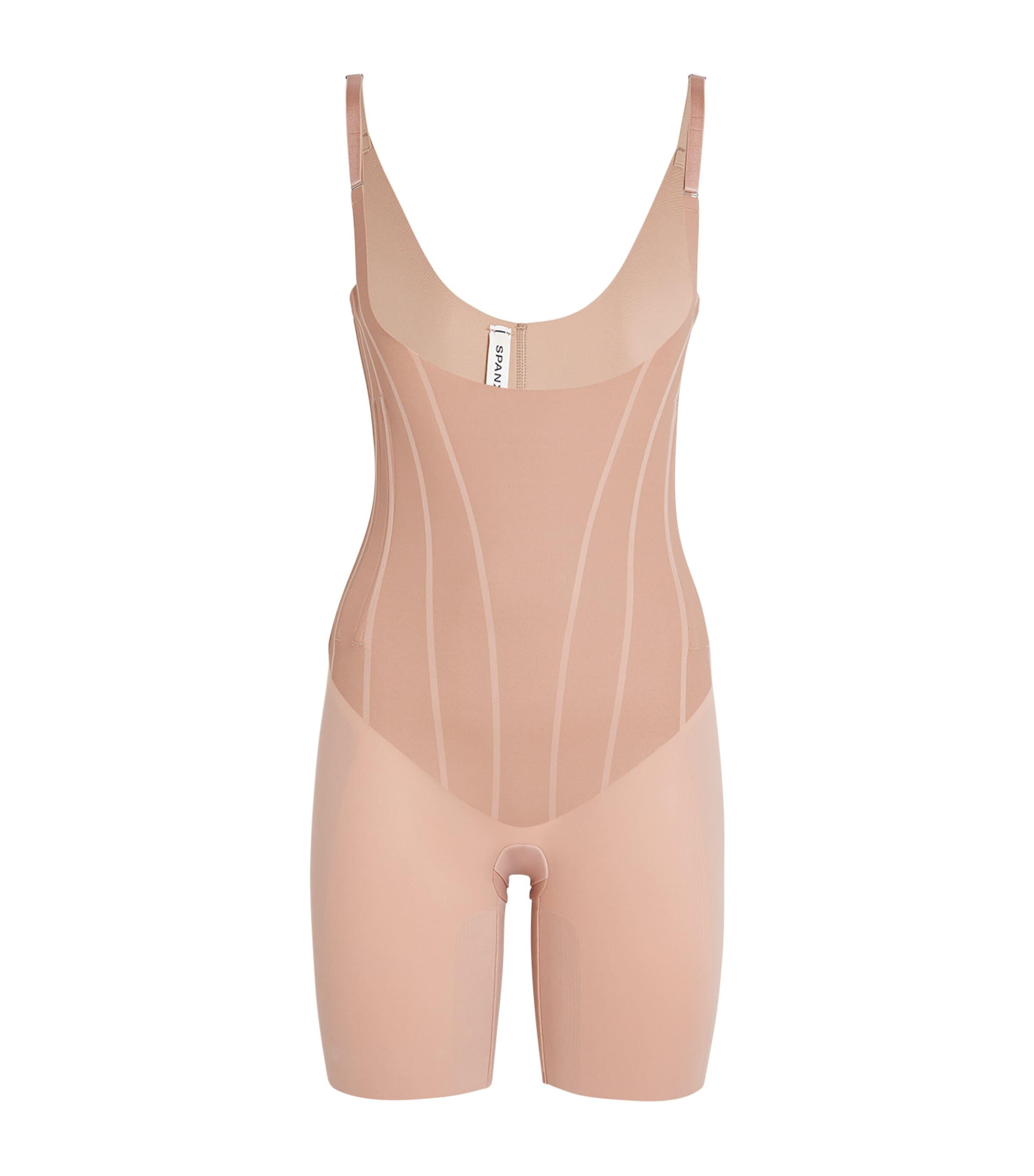 SPANX SPANXsupersculpt TotalContour Open-Bust Mid-Thigh Bodysuit by SPANX