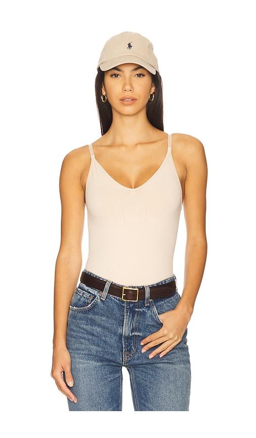 SPANX Sculpt Thong Bodysuit in Neutral by SPANX