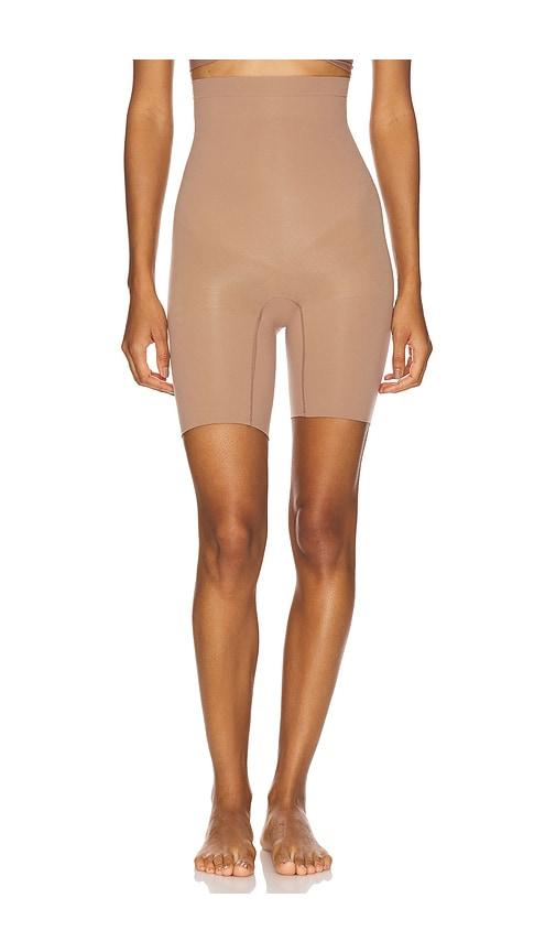 SPANX Spanxsculpt Seamless Power High Waisted Short in Taupe by SPANX