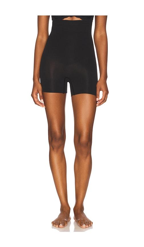 SPANX Spanxsculpt Seamless Power High Waisted Shorty in Black by SPANX