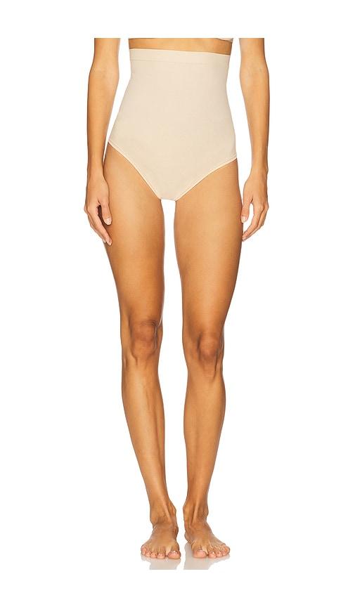 SPANX Spanxsculpt Seamless Power High Waisted Thong in Nude by SPANX