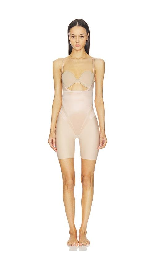SPANX Spanxsculpt Ultra Sculpt Bodysuit in Beige by SPANX SPANX Spanxsculpt Ultra Sculpt Bodysuit in Beige by SPANX
