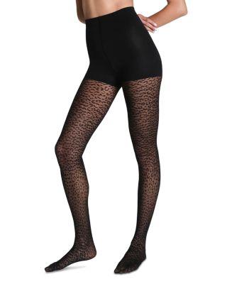 SPANXshape™ Leopard Fishnet Stockings by SPANX