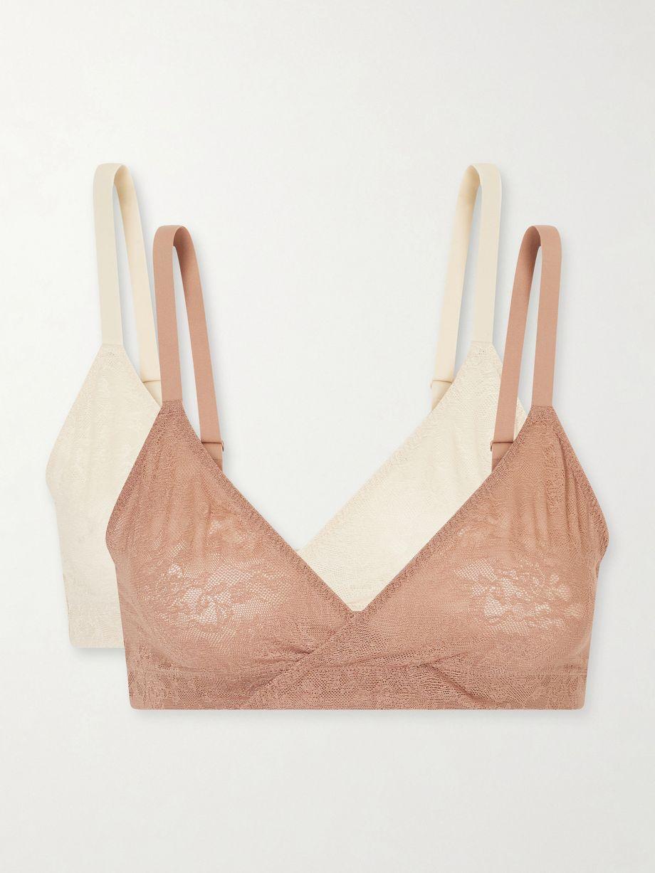Stretch lace triangle bralette by SPANX