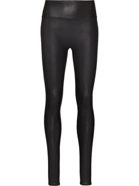 faux-leather leggings by SPANX