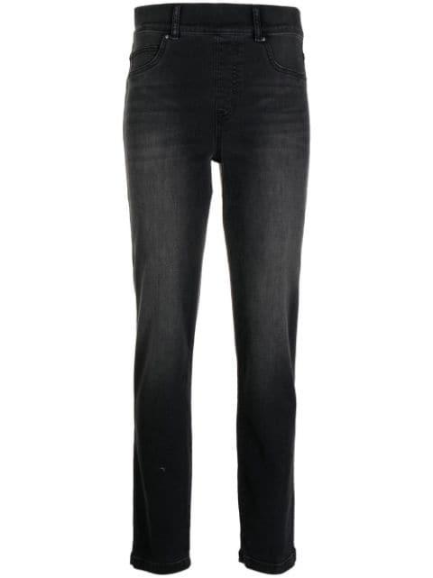high-rise slim-cut jeans by SPANX