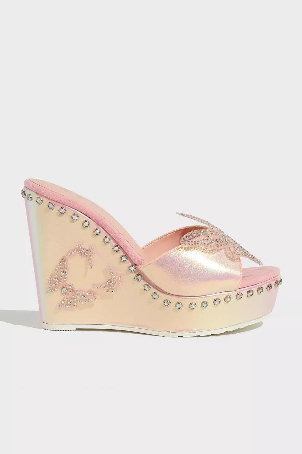 Sparkl Bianca Butterfly Wedge Heel by SPARKL