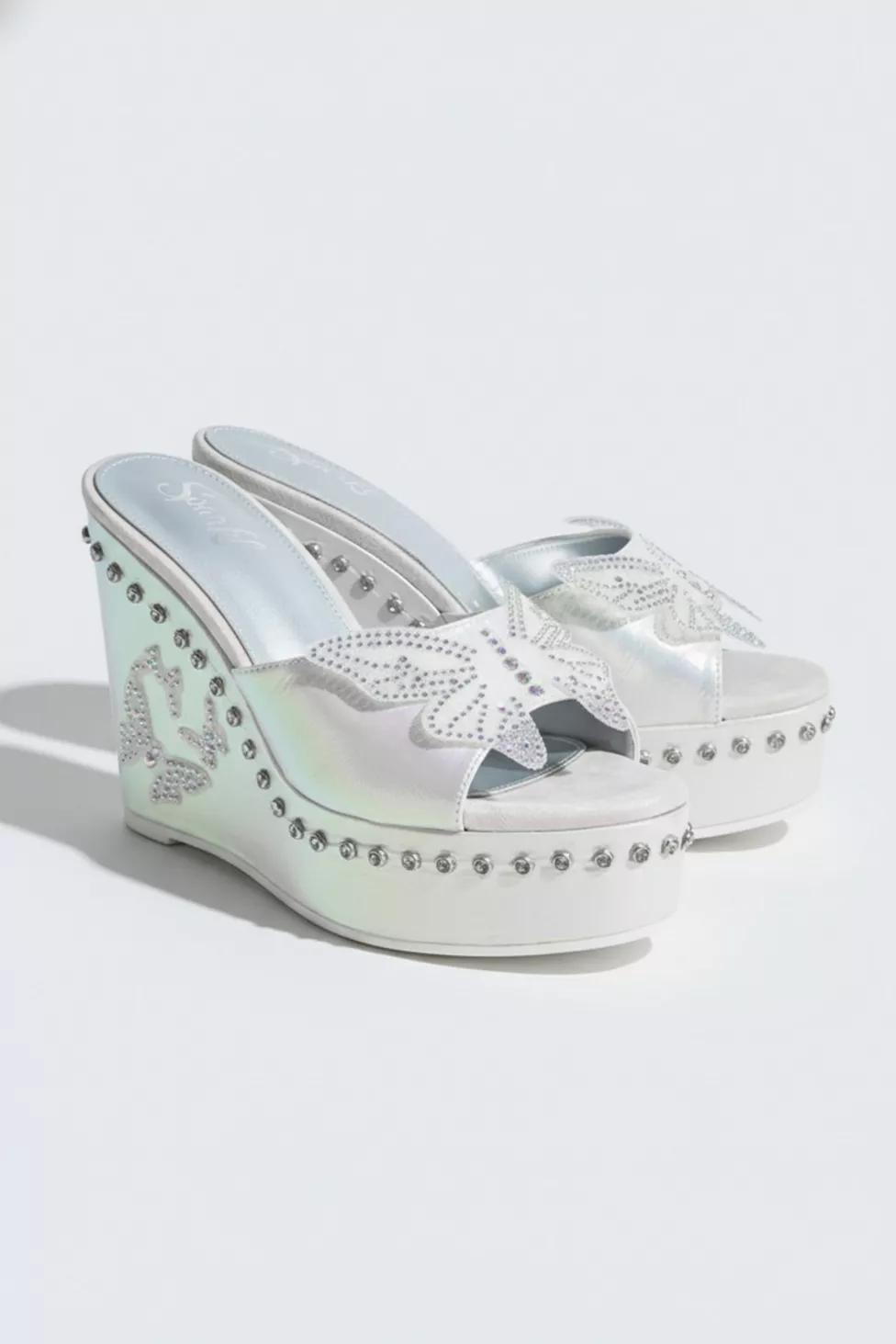 Sparkl Bianca Butterfly Wedge Heel by SPARKL