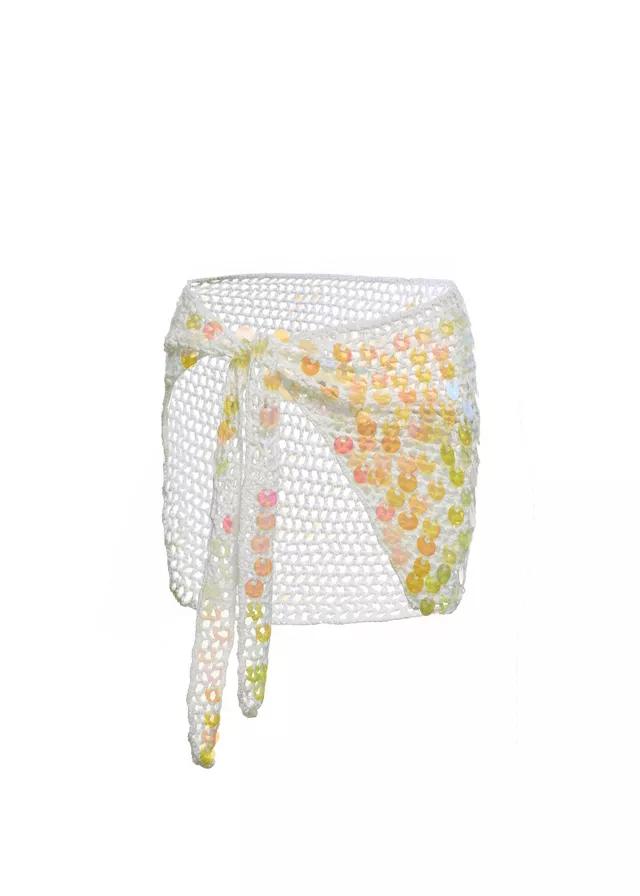 Sparkl Crotchet Sequin Sarong by SPARKL