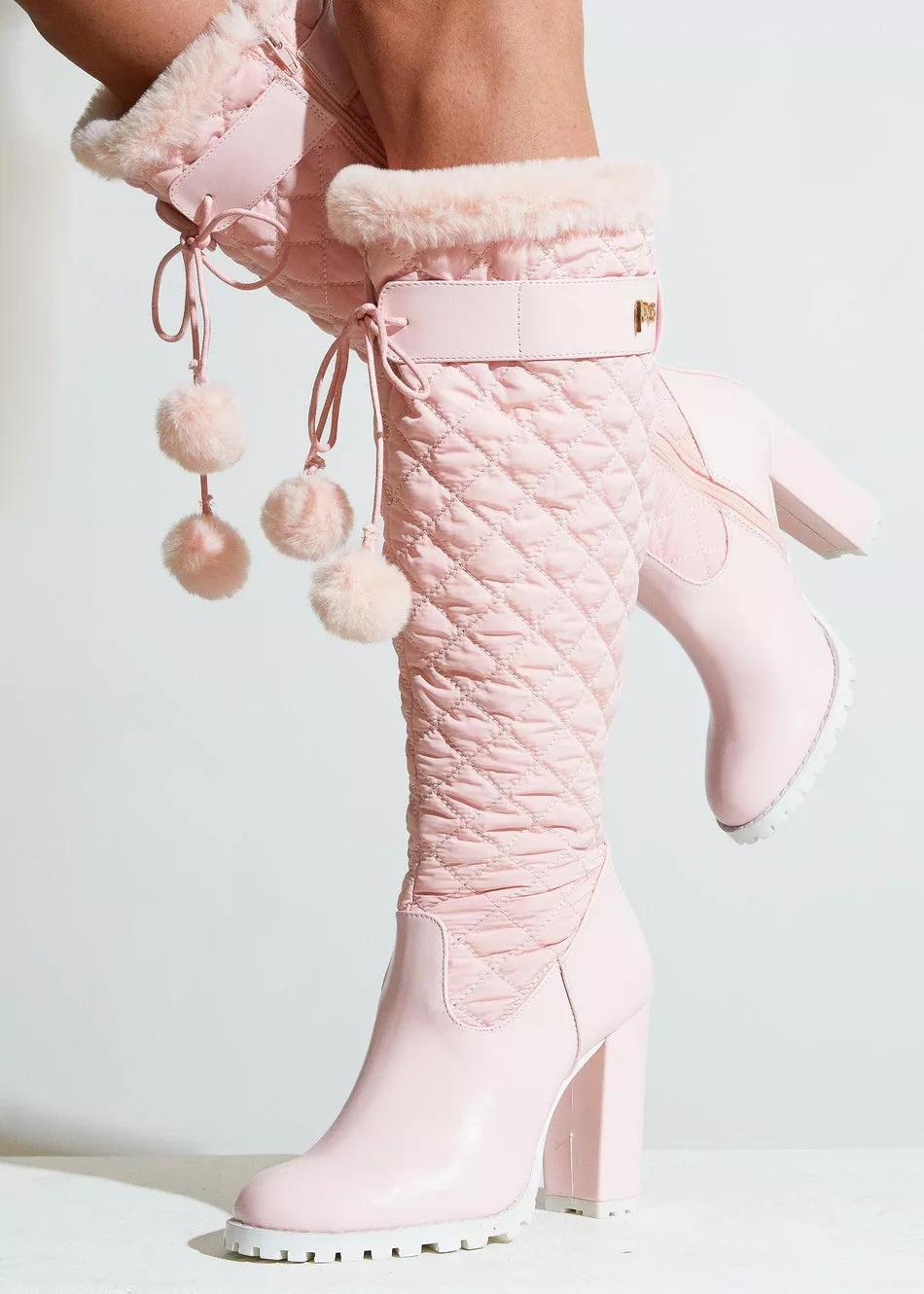 Sparkl Knee High Puffer Boot by SPARKL