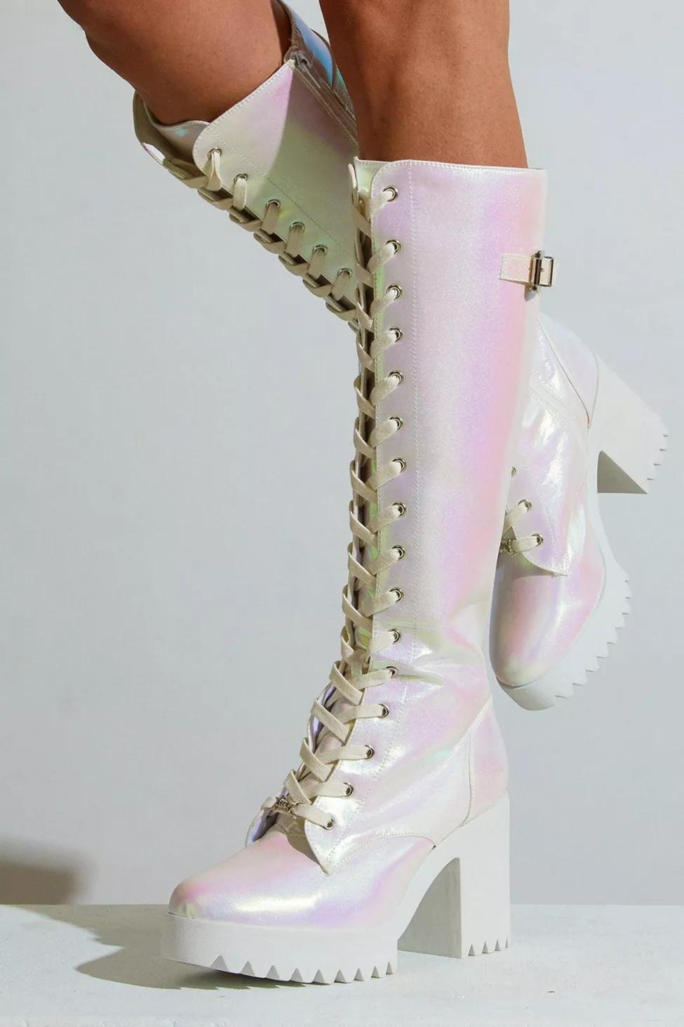 Sparkl Paris Lace-Up Boot by SPARKL