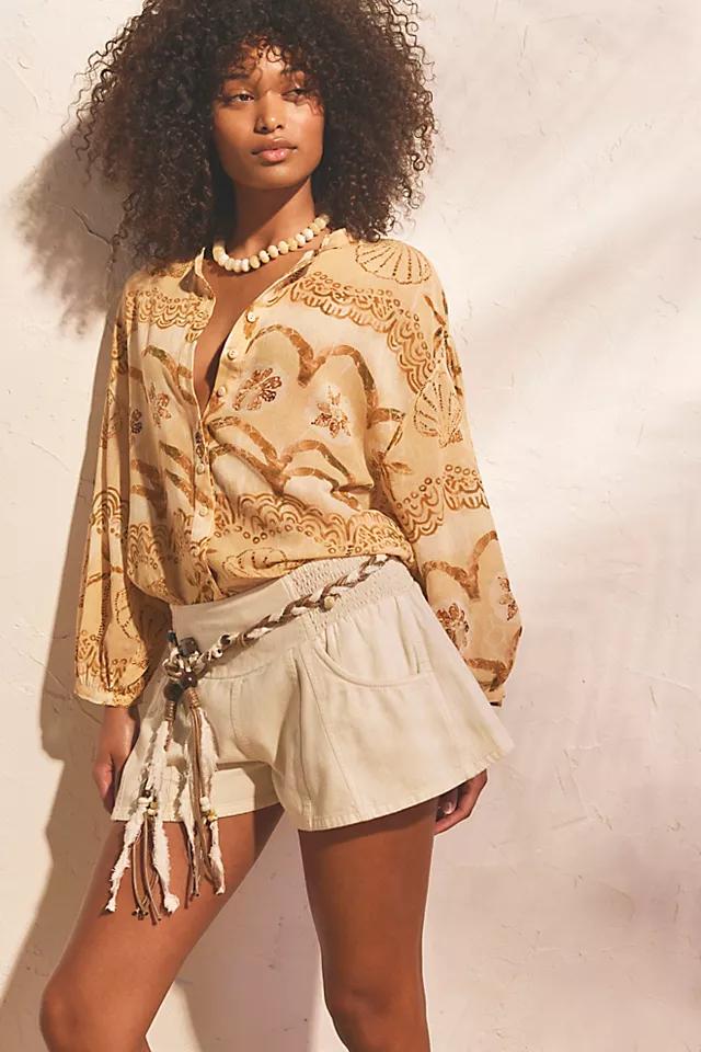 Spell Mermaid Cove Button Down Shirt by SPELL | FREE PEOPLE