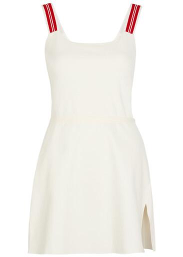 Court piqué ponte mini dress by SPENCE
