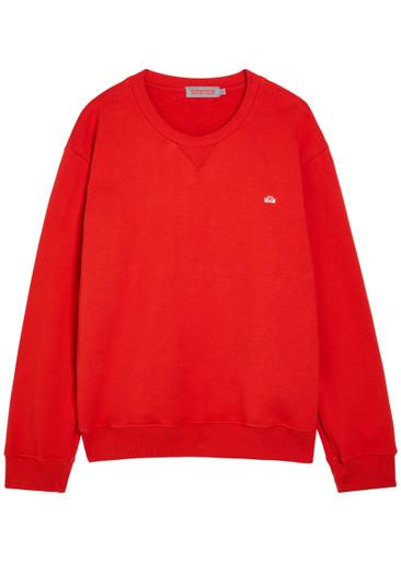 Logo-embroidered cotton sweatshirt by SPENCE