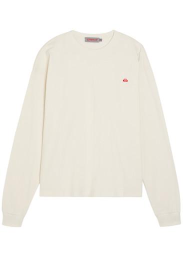 Logo-embroidered piqué cotton racquet T-shirt by SPENCE