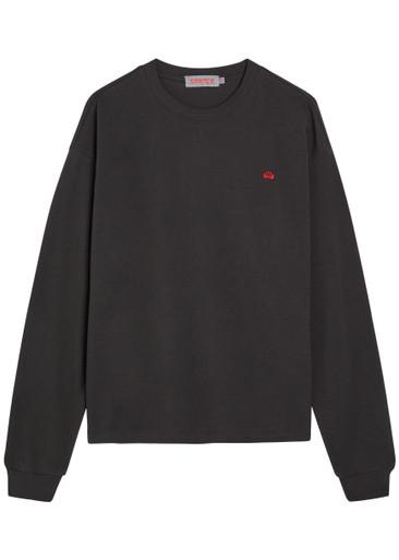 Logo-embroidered piqué cotton racquet T-shirt by SPENCE