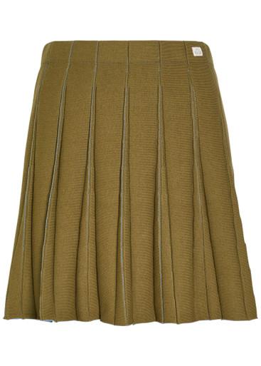Sport pleated knit mini tennis skirt by SPENCE