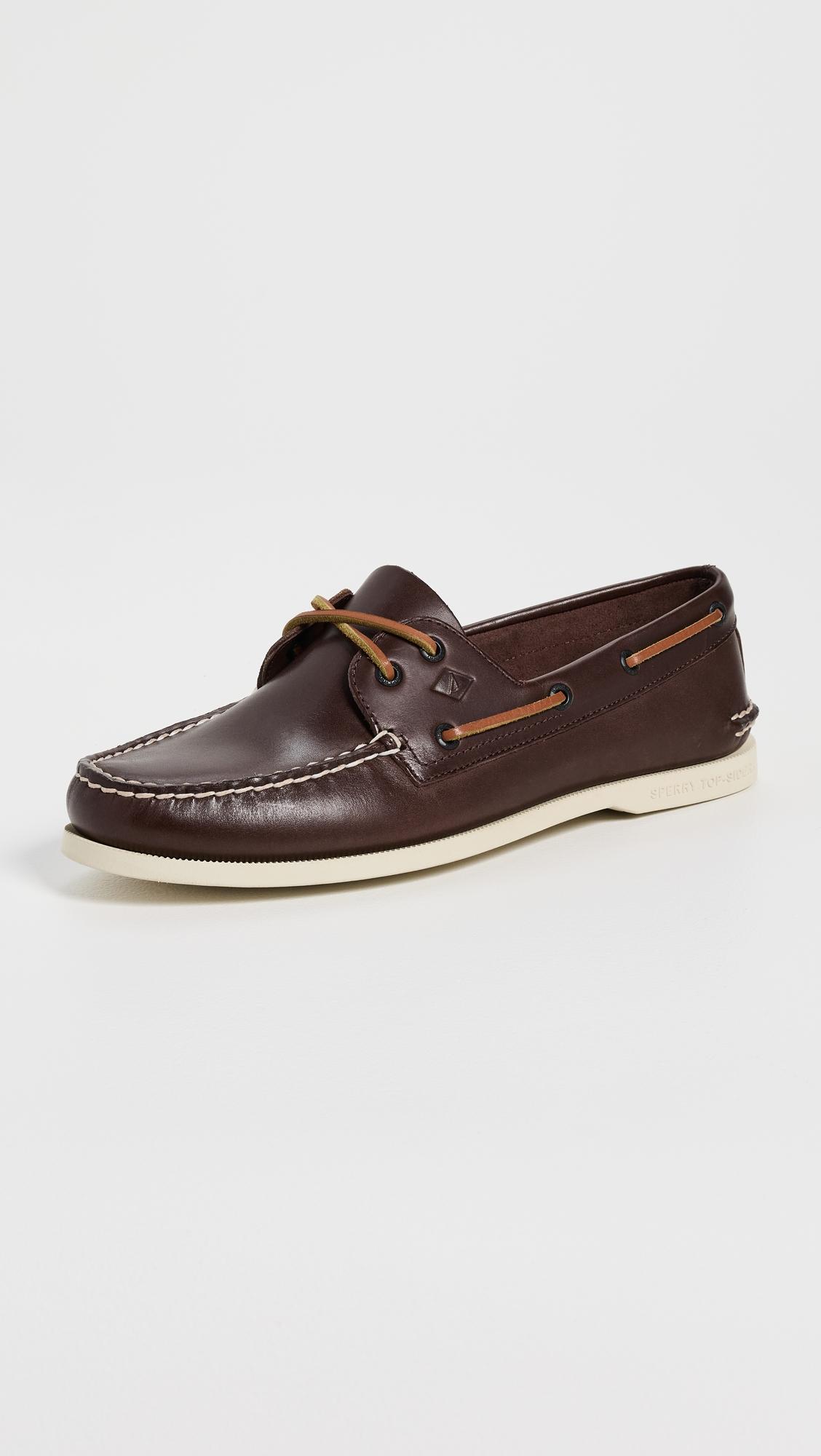 Authentic Original 2 Eye Leather Boat Shoes by SPERRY