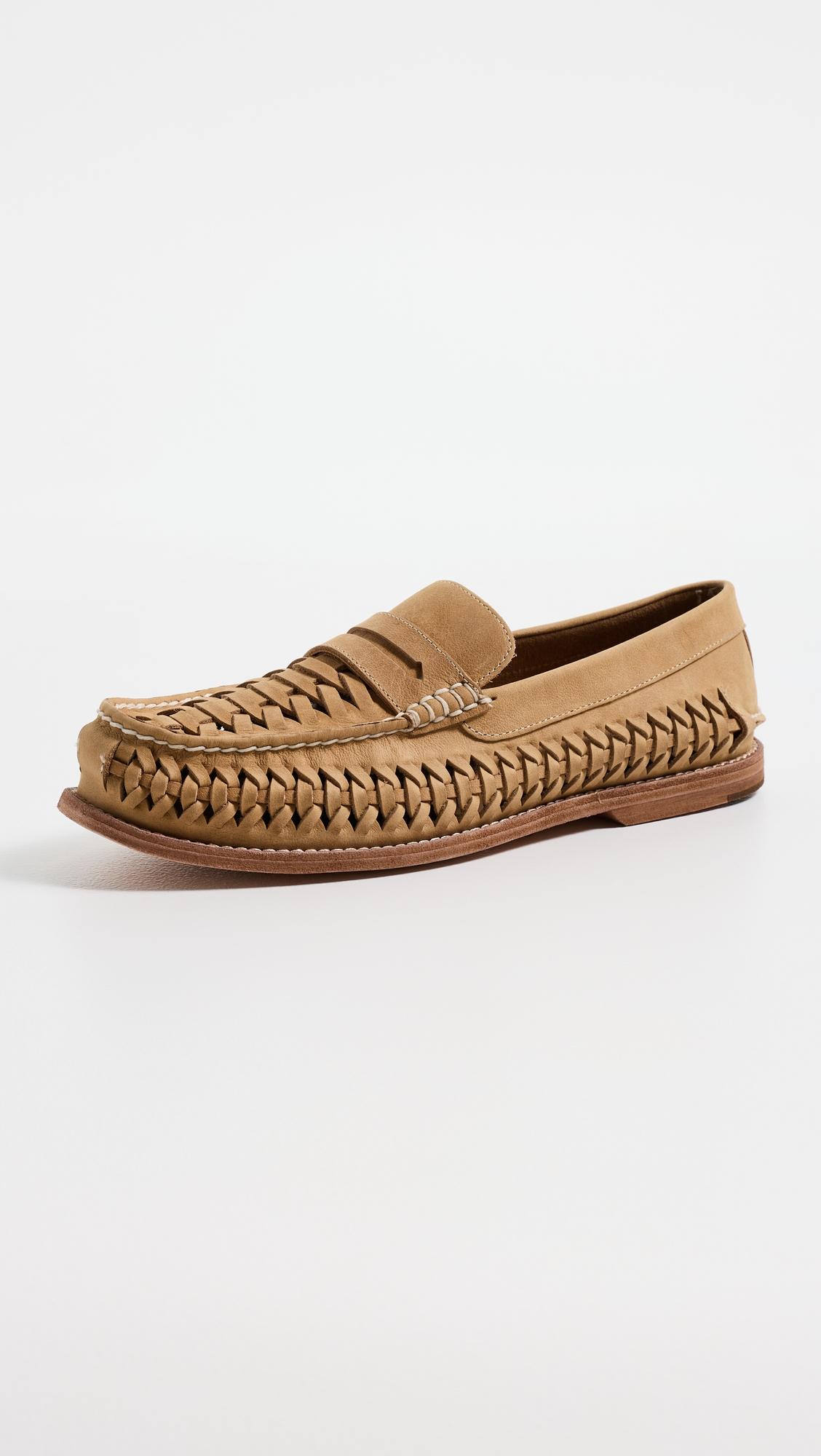 Gold Cup Woven Penny Loafers by SPERRY