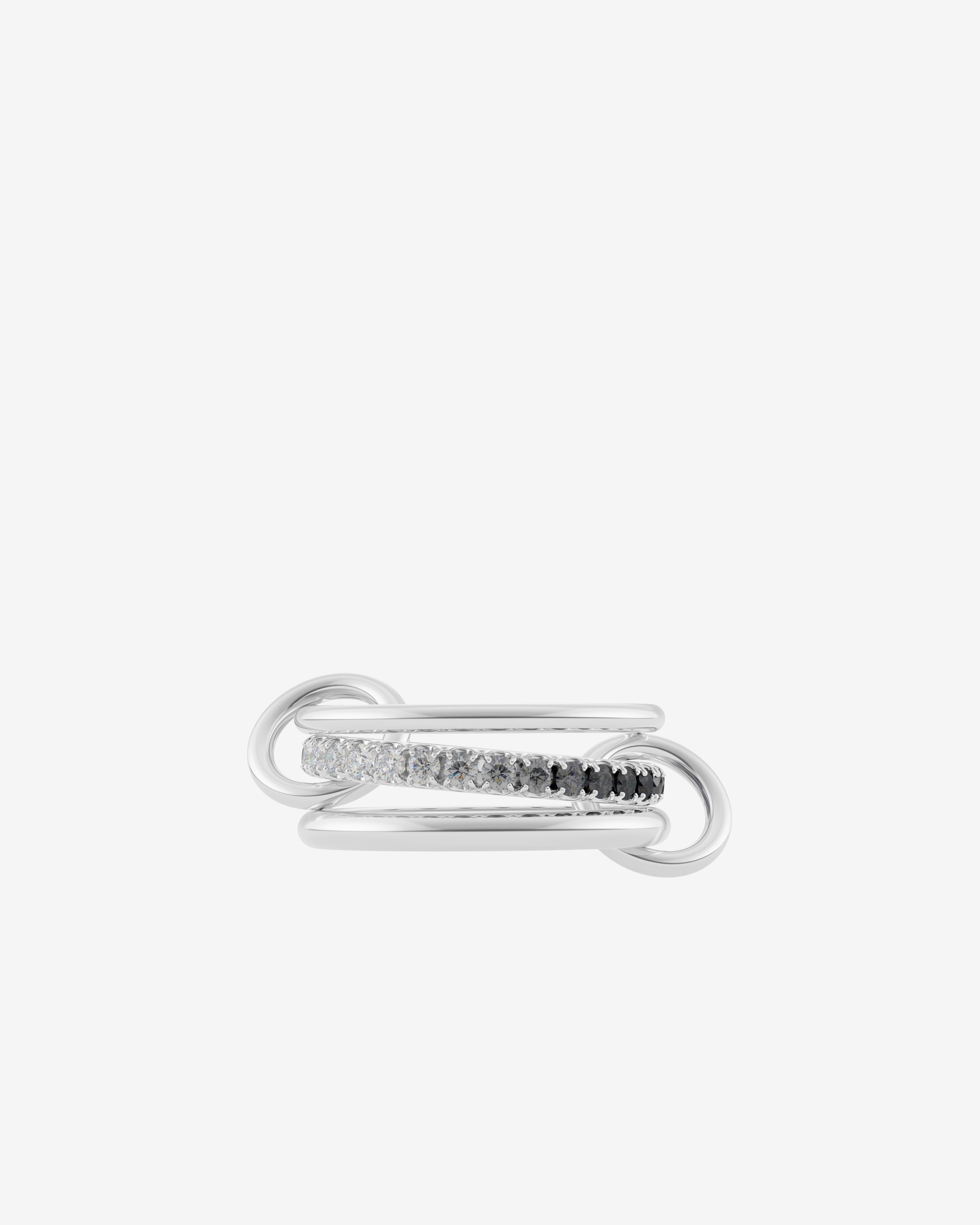 Spinelli Kilcollin - Women's Petunia Ombré Noir Ring - (Silver) by SPINELLI KILCOLLIN