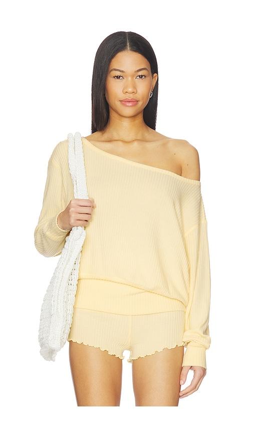 Spiritual Gangster Rhythm Top in Yellow by SPIRITUAL GANGSTER