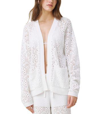 Beckham Crocheted Open Cardigan by SPLENDID